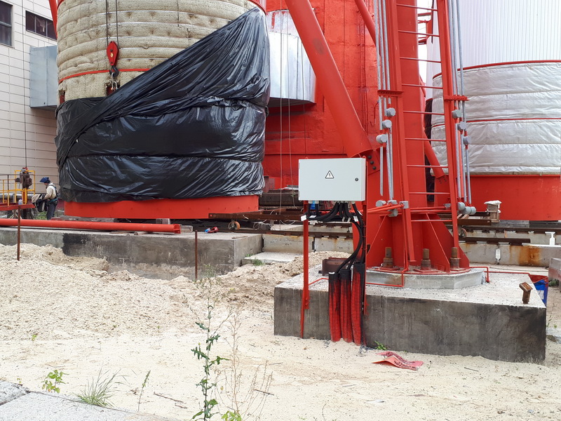 Начаты работы по выборочному обследованию фундаментов на объекте Строительство двух металлических дымовых труб на Тюменской ТЭЦ-1